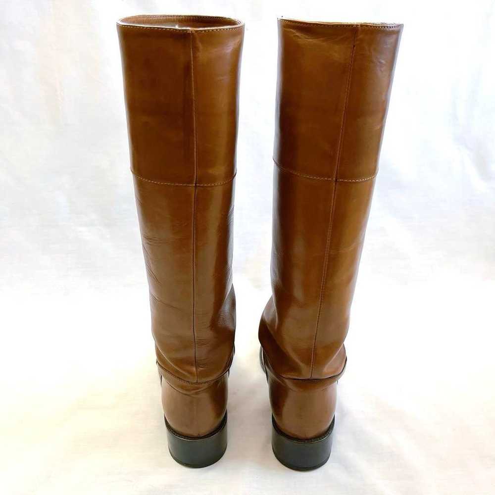 34 Half Sartre Long Boots Jockey Boots Brown SART… - image 3