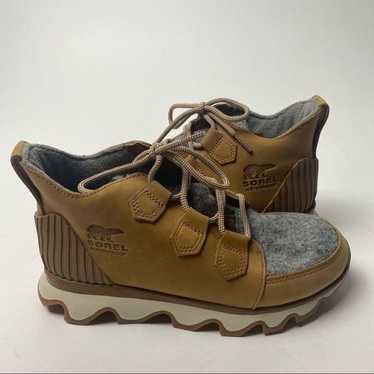 Sorel Kinetic Caribou Boots Sneakers Camel Brown … - image 1