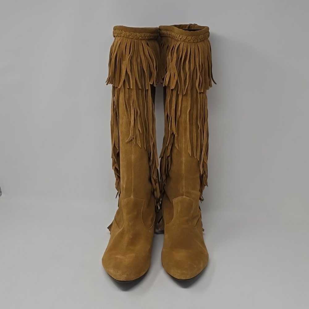 Sam Edelman Utah Fringe Sue Knee High Pointed Boo… - image 2