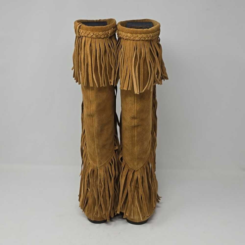 Sam Edelman Utah Fringe Sue Knee High Pointed Boo… - image 4