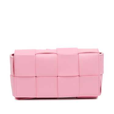 Pink Bottega Veneta Intrecciato Cassette Belt Bag