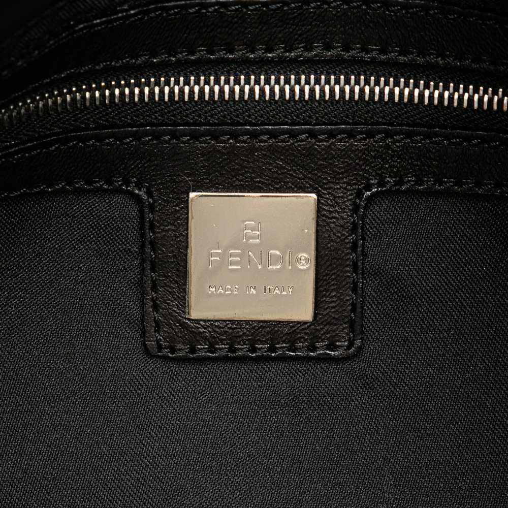 Black Fendi Leather Baguette Shoulder Bag - image 5