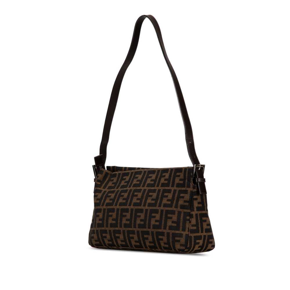 Brown Fendi Zucca Canvas Shoulder Bag - image 2