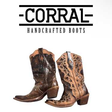 Corral  Western Inlay Cowboy Boots