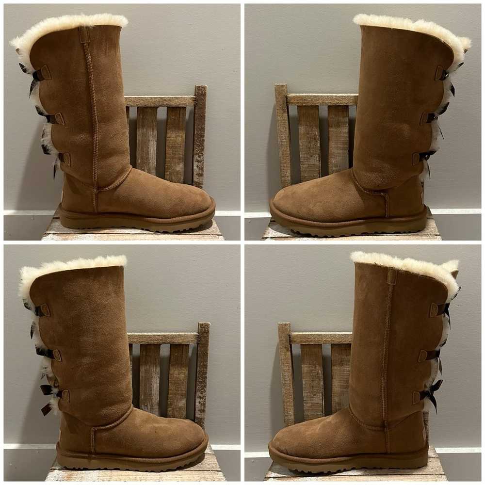 UGG Bailey Bow Tall II Women's Chestnut Shearling… - image 12