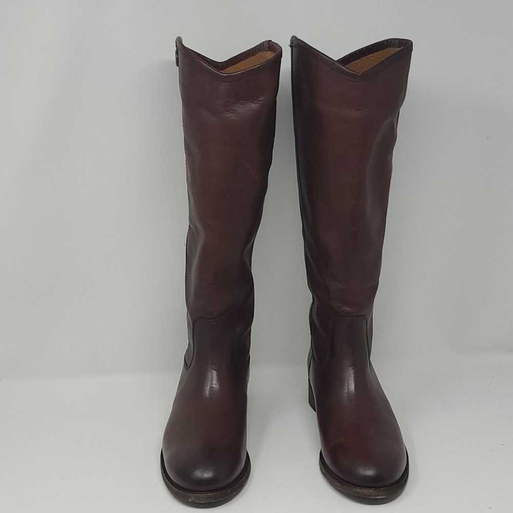 Frye Melissa Button 2 Ridding  Redwood Knee High … - image 2