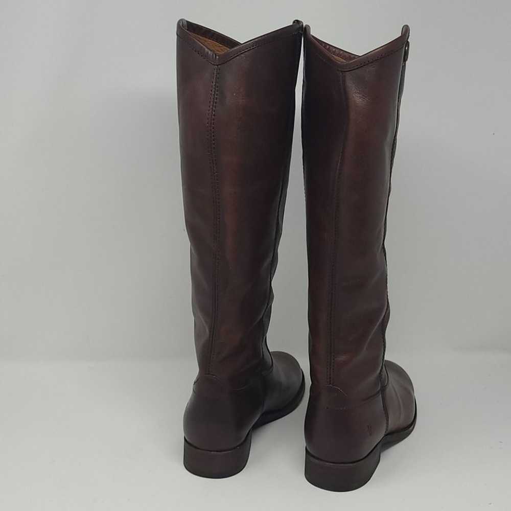 Frye Melissa Button 2 Ridding  Redwood Knee High … - image 4