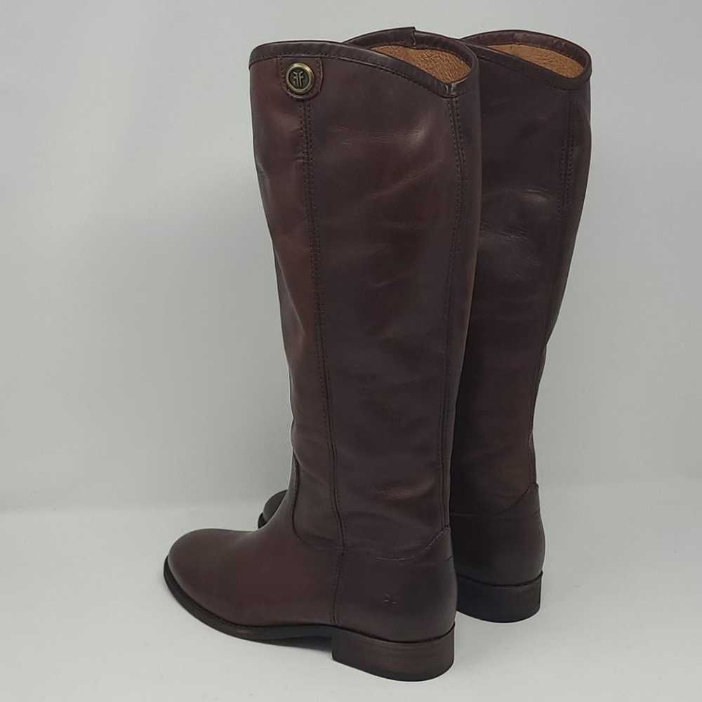 Frye Melissa Button 2 Ridding  Redwood Knee High … - image 5