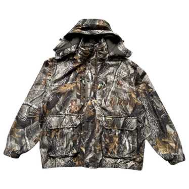 Real tree camo hunting jacket wading jacket large