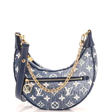 Louis Vuitton Loop Handbag Monogram Jacquard Denim