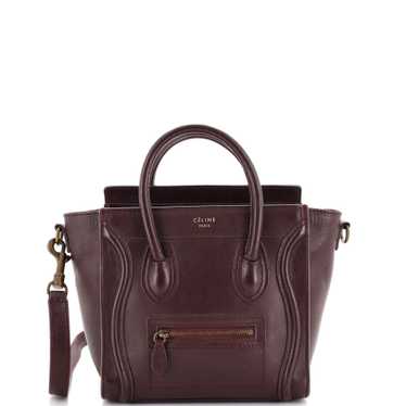 CELINE Luggage Bag Smooth Leather Nano