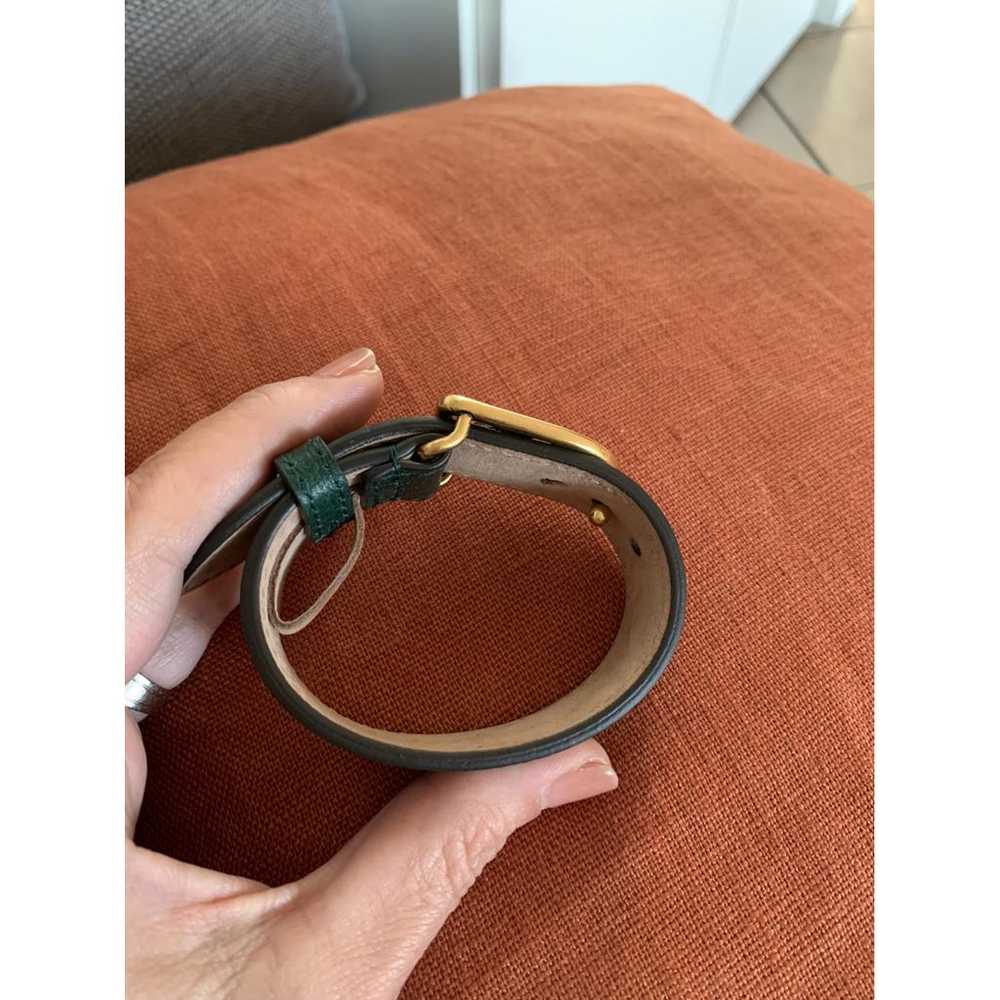 Gucci Gg Running leather bracelet - image 3