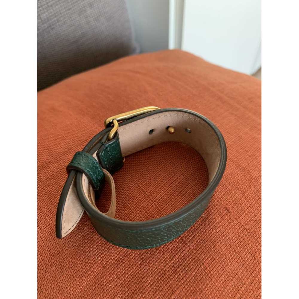 Gucci Gg Running leather bracelet - image 9