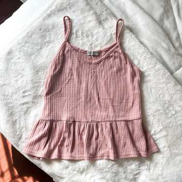 Paper Crane Light Pink Vintage Tank Top - image 1