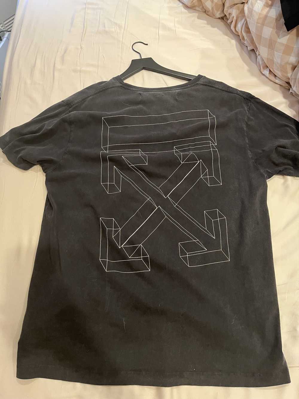 Off-White Off-White Anthracite 3D Arrow Marker T … - image 2