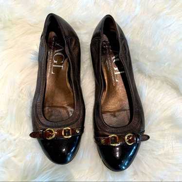 AGL brown & black flats size eu 39