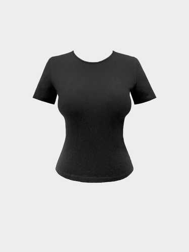 Chanel 1999 Black Cashmere T-shirt