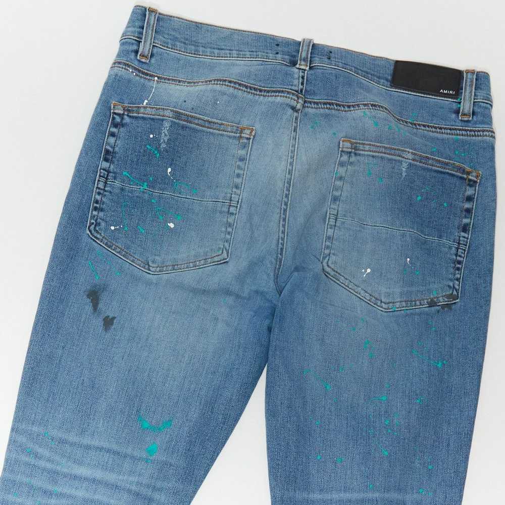 Amiri AMIRI PAINT SPLATTER JEANS - CLAY INDIGO - image 2