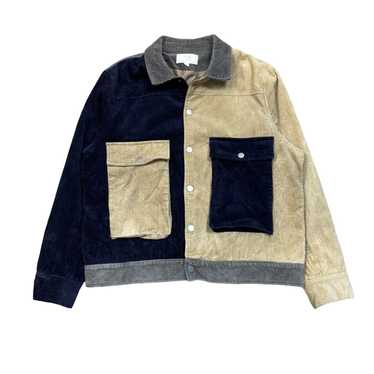 yitai YITAI YTG Corduroy Colorblock Multipanel Bl… - image 1