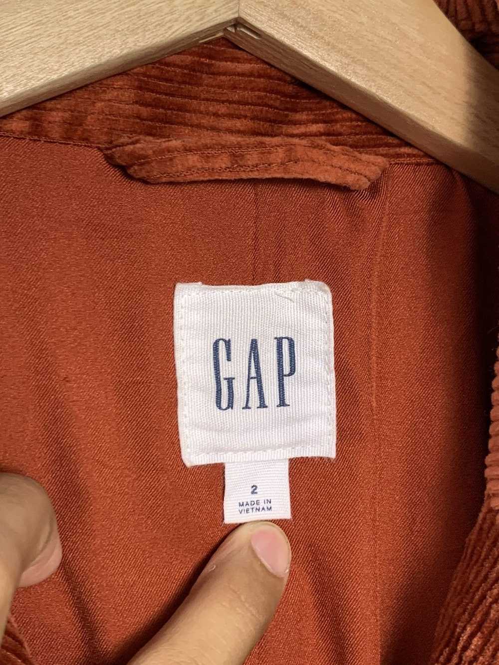 Gap × Velvet Vintage Gap Orange Corduroy Velvet J… - image 4