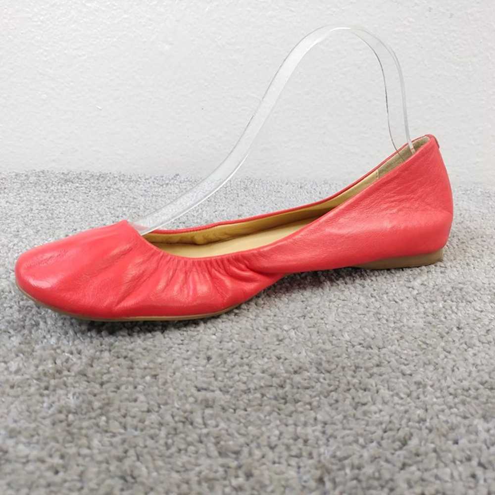 J Crew Ballet Flats Womens 9 Shoes Coral Leather … - image 2