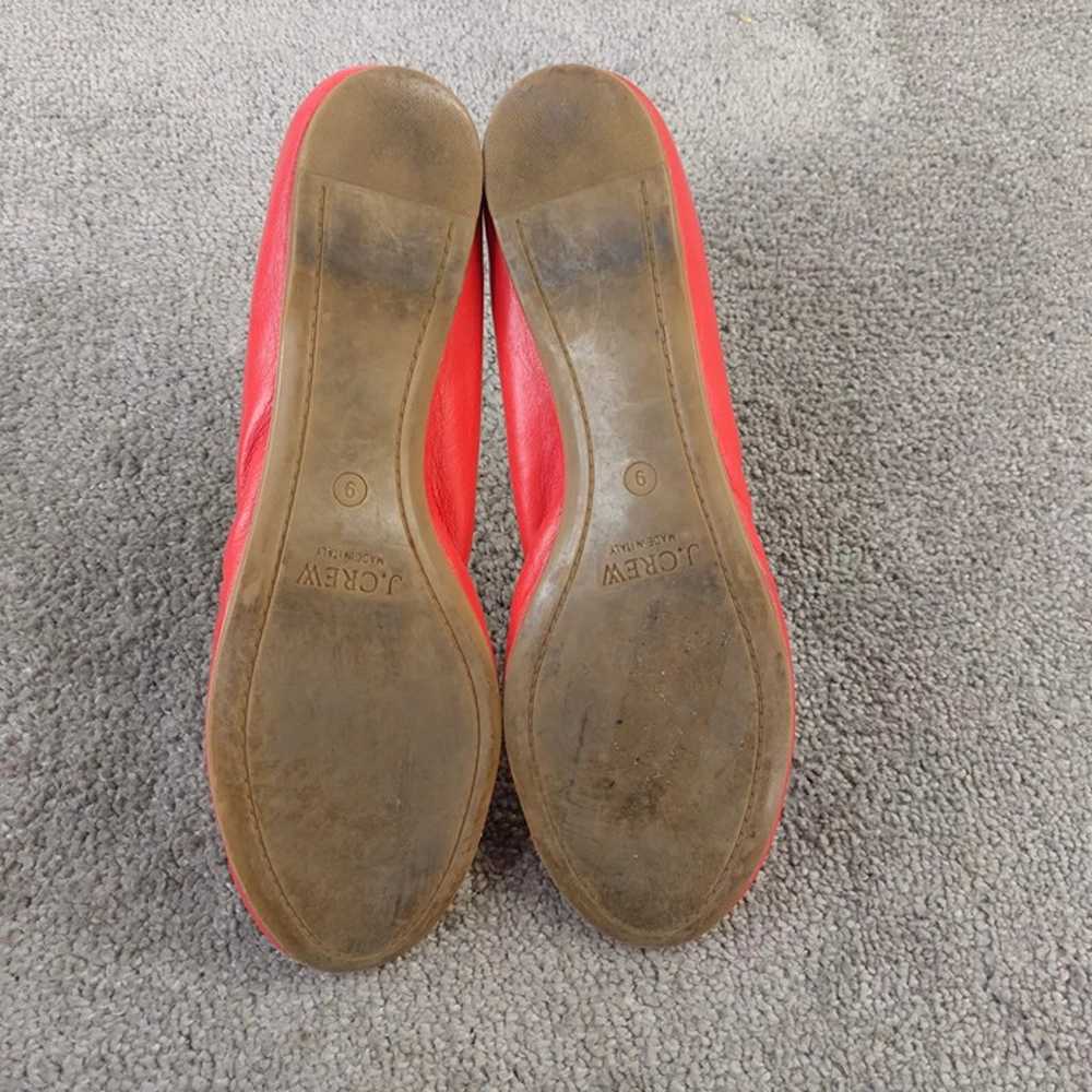 J Crew Ballet Flats Womens 9 Shoes Coral Leather … - image 6