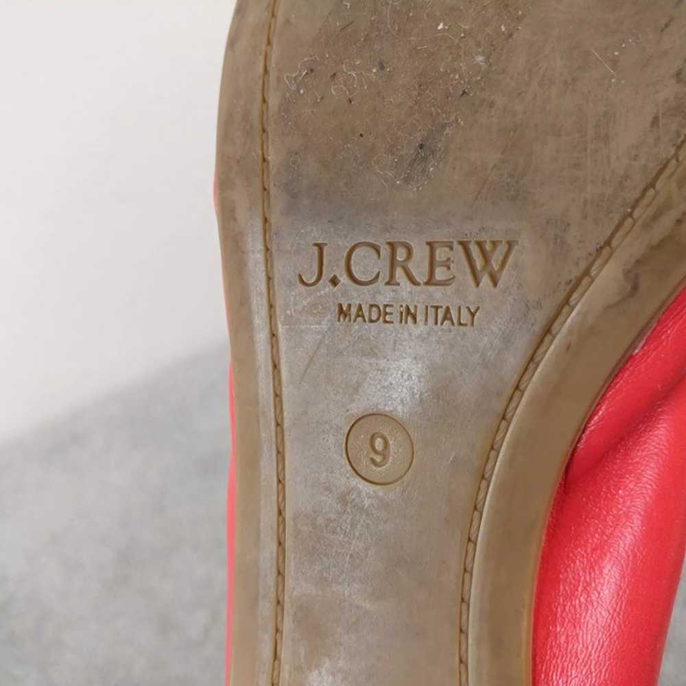 J Crew Ballet Flats Womens 9 Shoes Coral Leather … - image 7