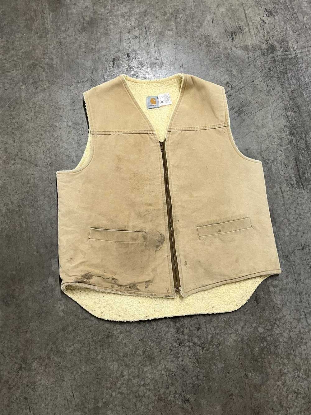 Carhartt × Streetwear × Vintage Carhartt vest vin… - image 2