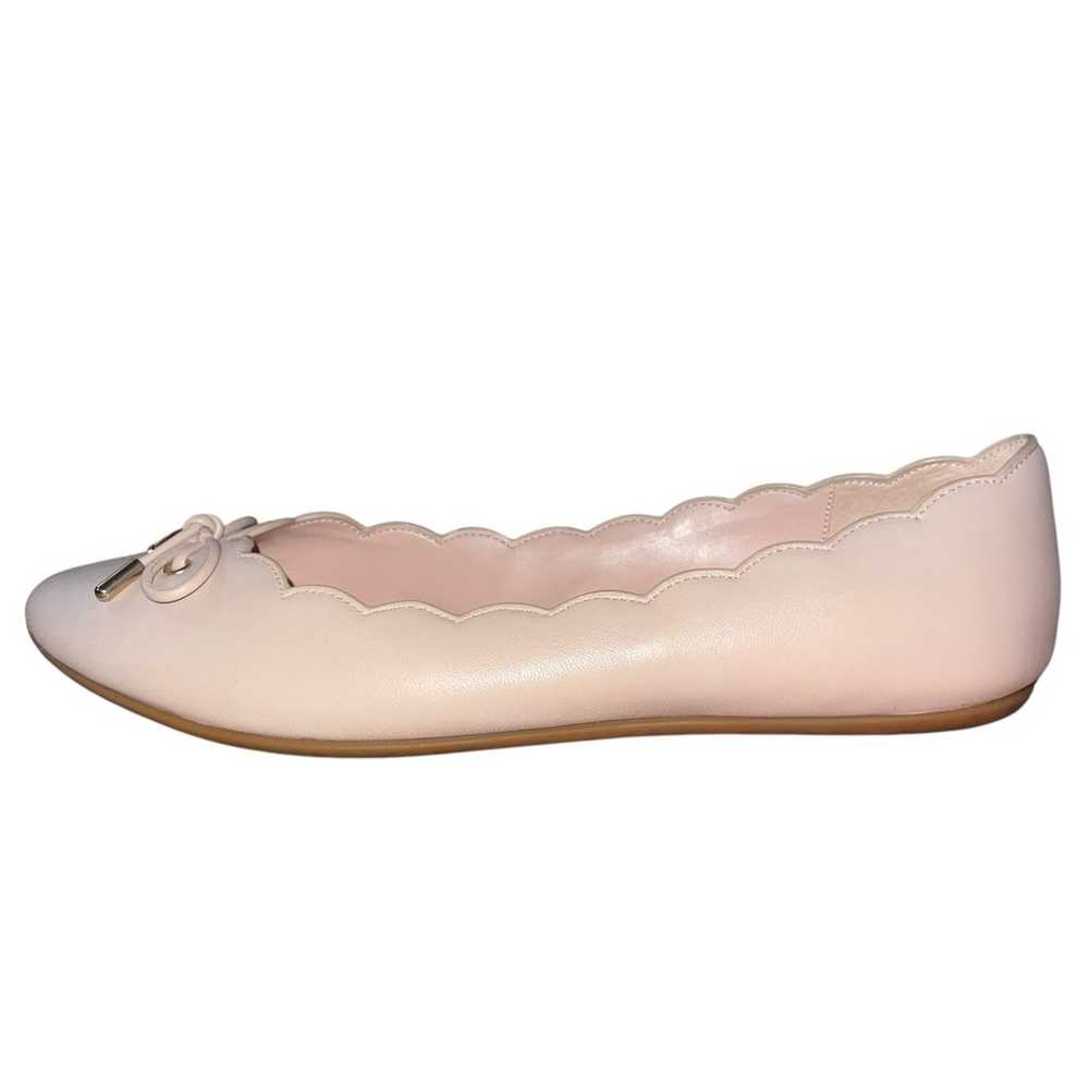 Kate Spade Flats 11B Scalloped Blush Pink Leather… - image 4