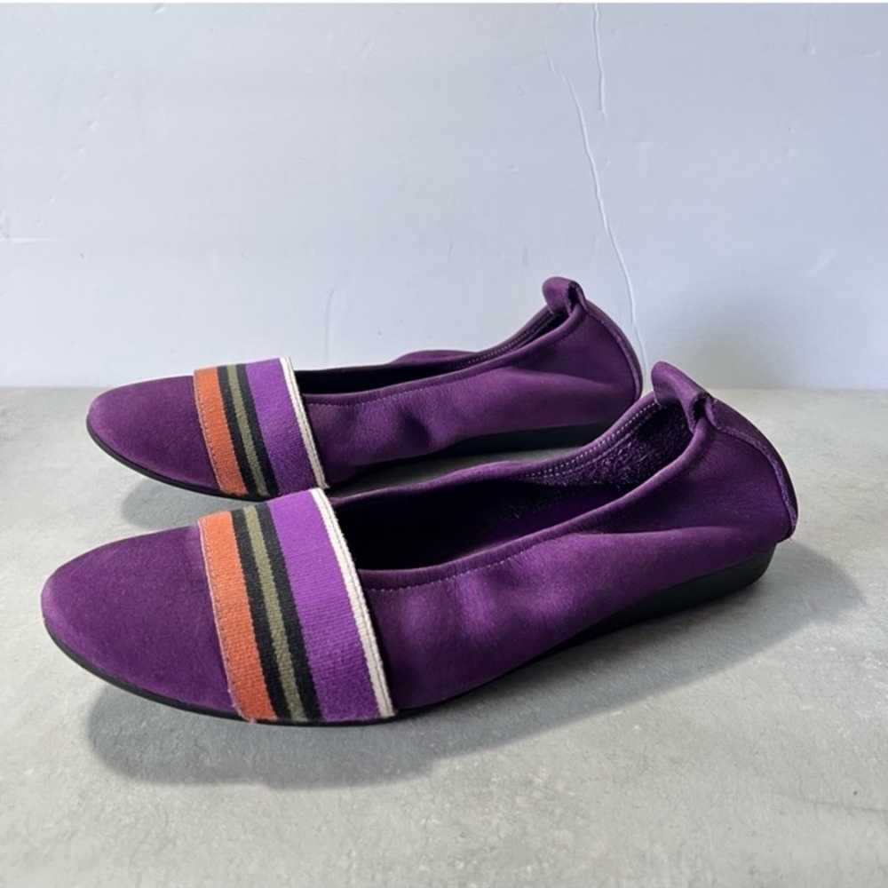 Arche Nubuck Multicolor Purple Ballerinas Flats S… - image 1