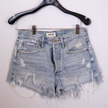 Agolde Agolde Parker Vintage Cut Off Distressed De