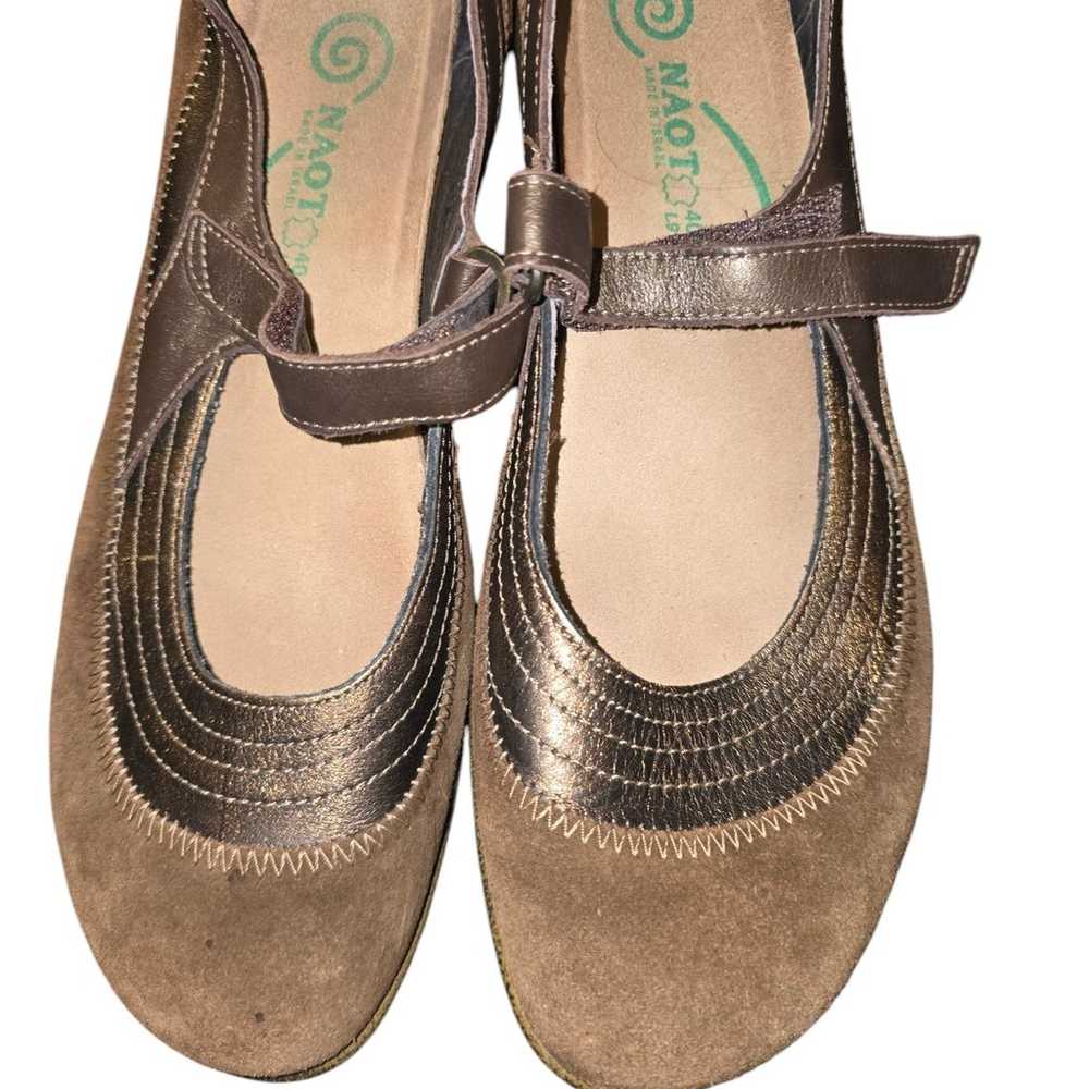 Naot ‘Kirei’ Mary Jane Brown Sandals Comfort Shoe… - image 6