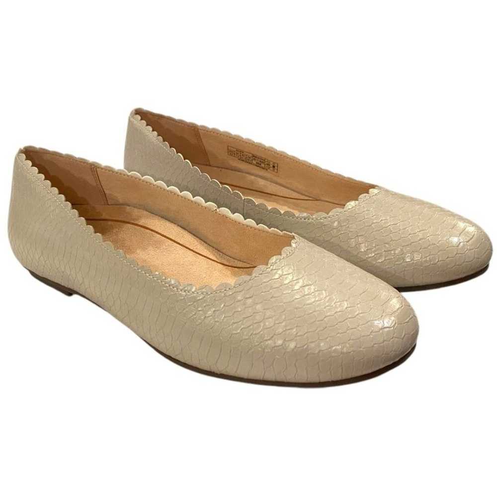 VIONIC WOMENS JULIETA CREAM SNAKE PRINT EMBOSSED … - image 10