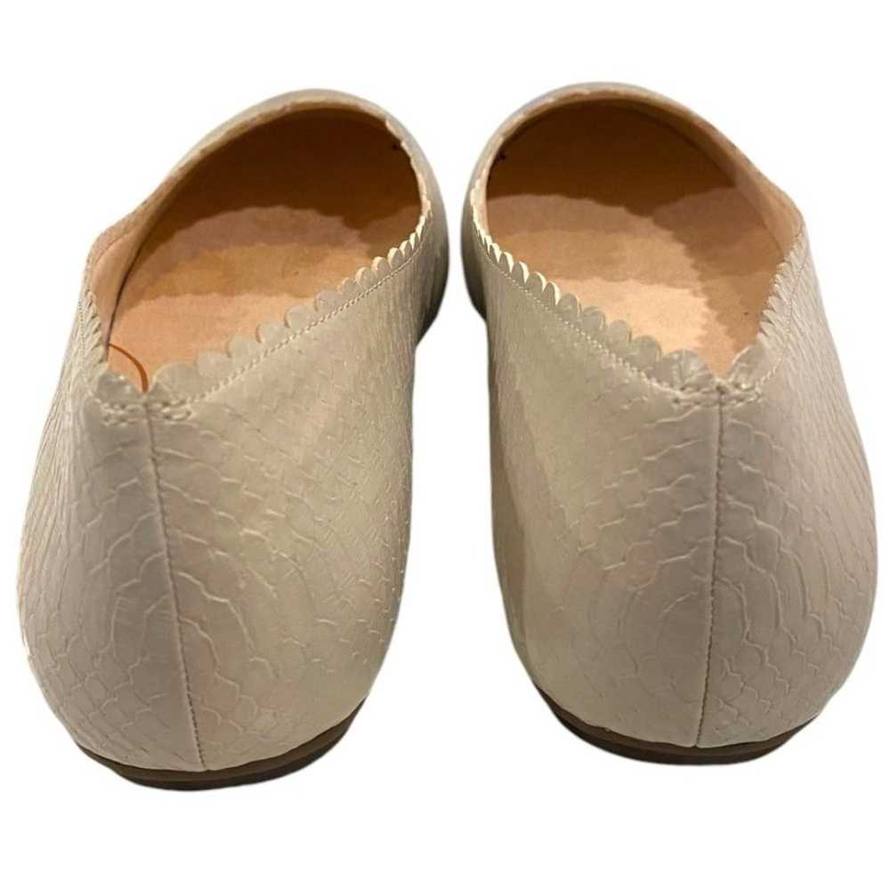 VIONIC WOMENS JULIETA CREAM SNAKE PRINT EMBOSSED … - image 4