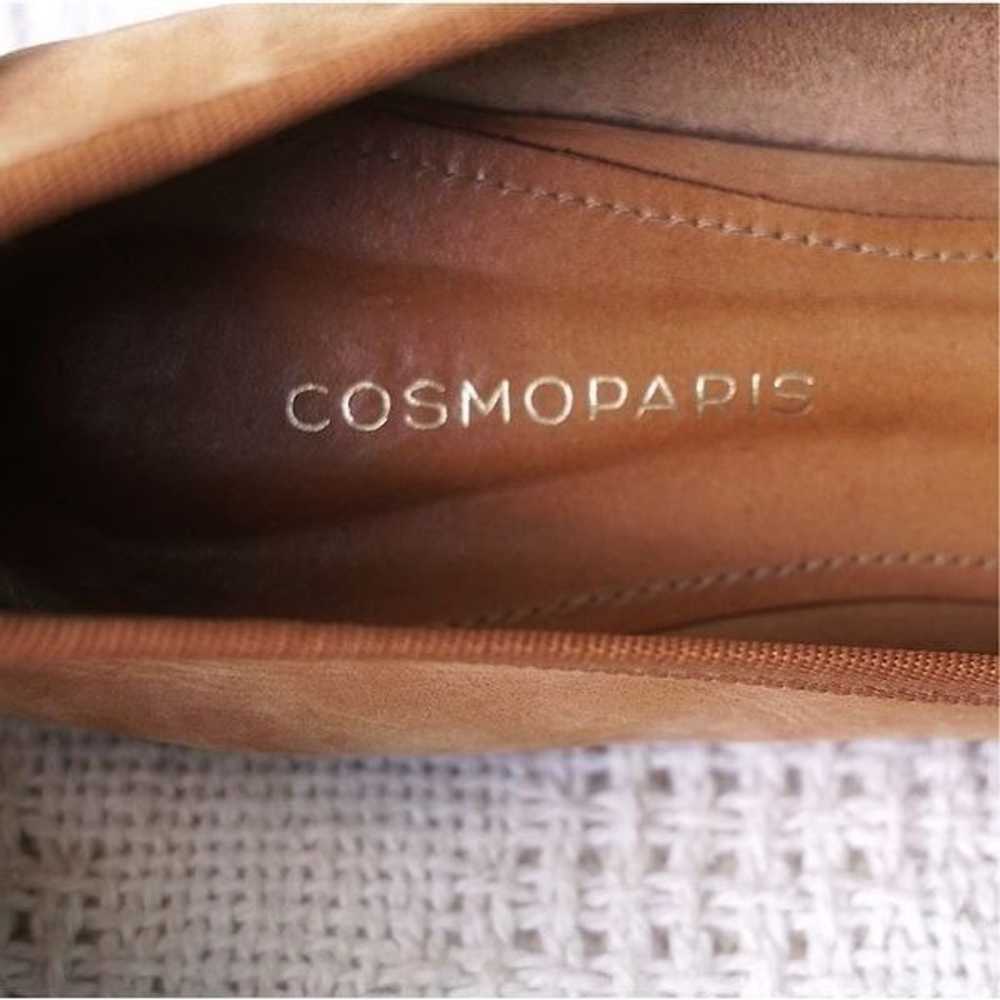 Cosmo Paris Camel Tan Suede Leather Ballet Flats - image 8