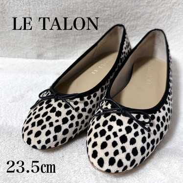 LE TALON flat pumps with ribbon in Dalmatian patt… - image 1