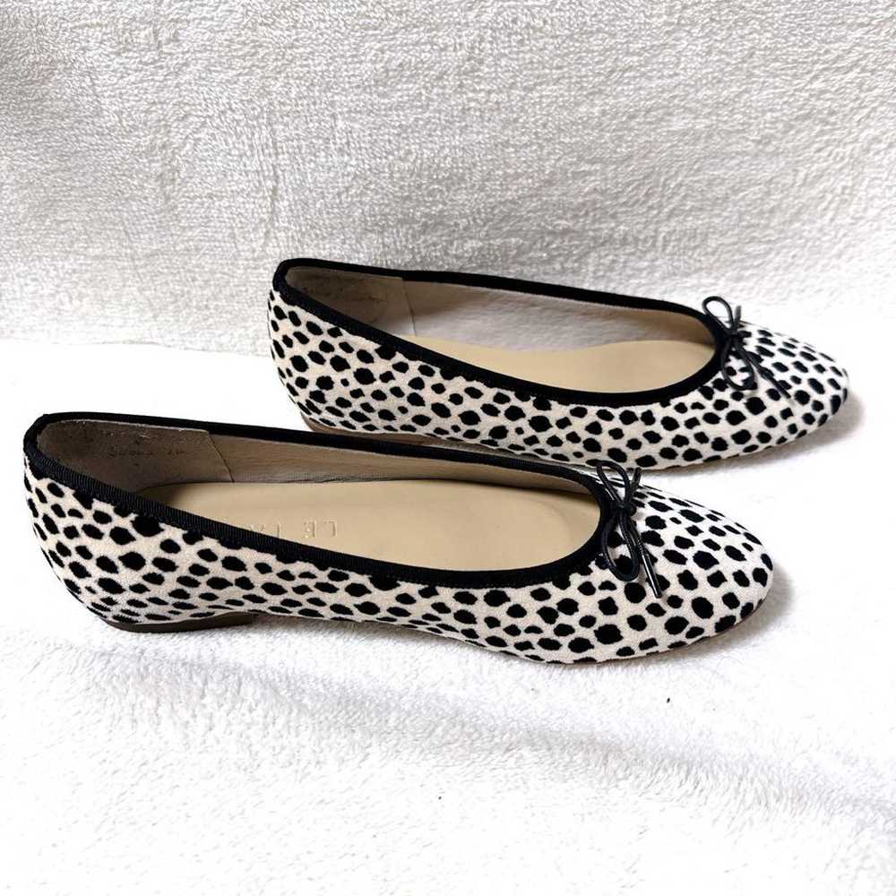 LE TALON flat pumps with ribbon in Dalmatian patt… - image 6