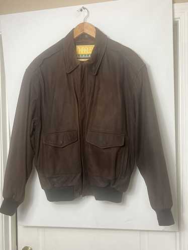 Vintage Charleys Leather Jacket Size Large Great S