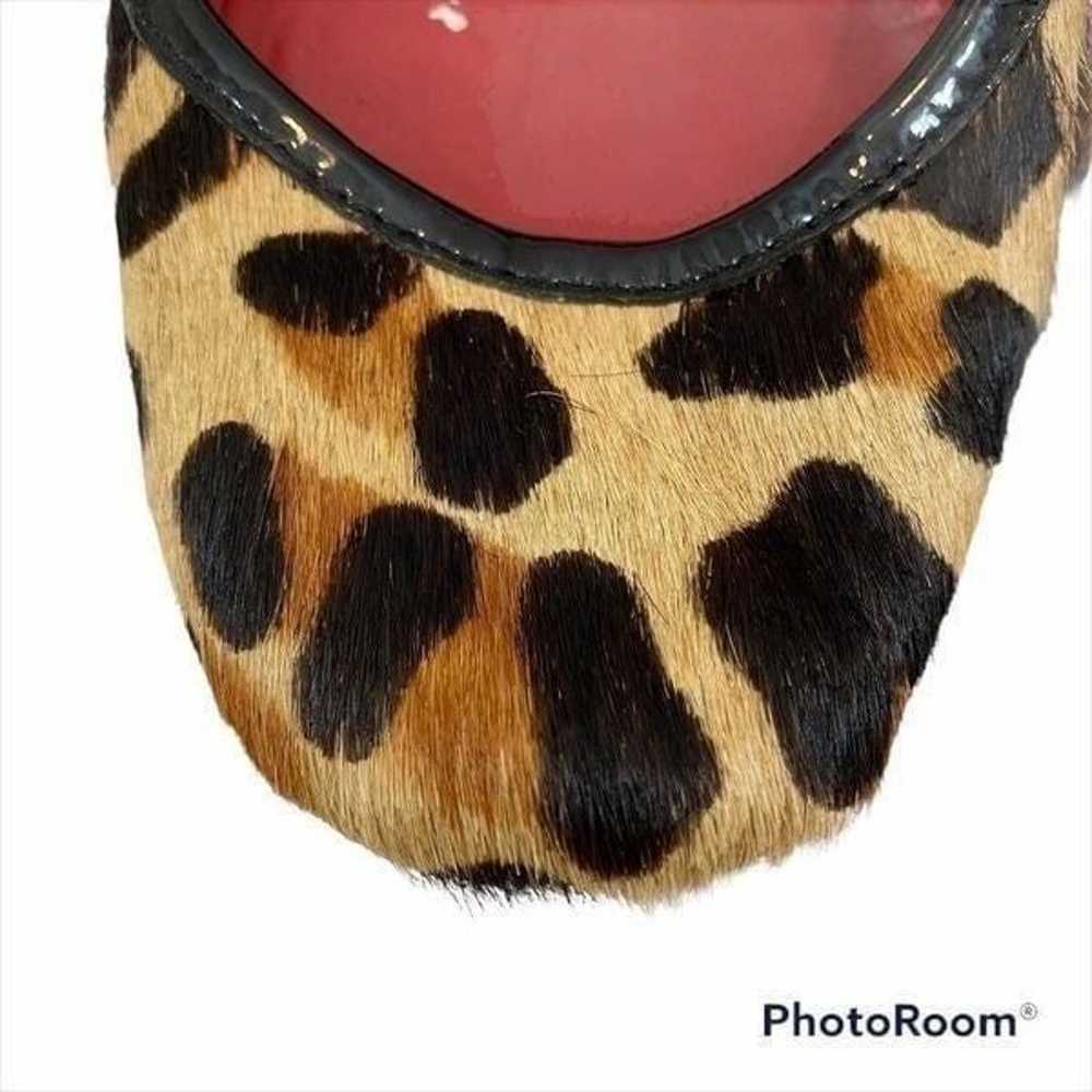 Kate Spade NY Pony Hair Leopard Print Flats 7.5 - image 4