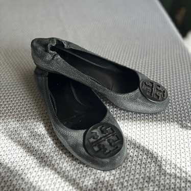 Tory Burch Gray/Green Snake Nappa Leather Minnie M