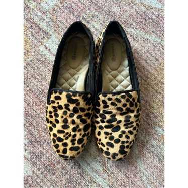 Birdies The Starling in Leopard Print Calf Hair