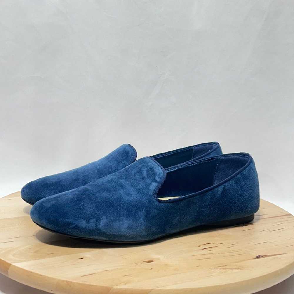 BIRDIES The Starling Ocean Blue Velvet Loafers - … - image 4