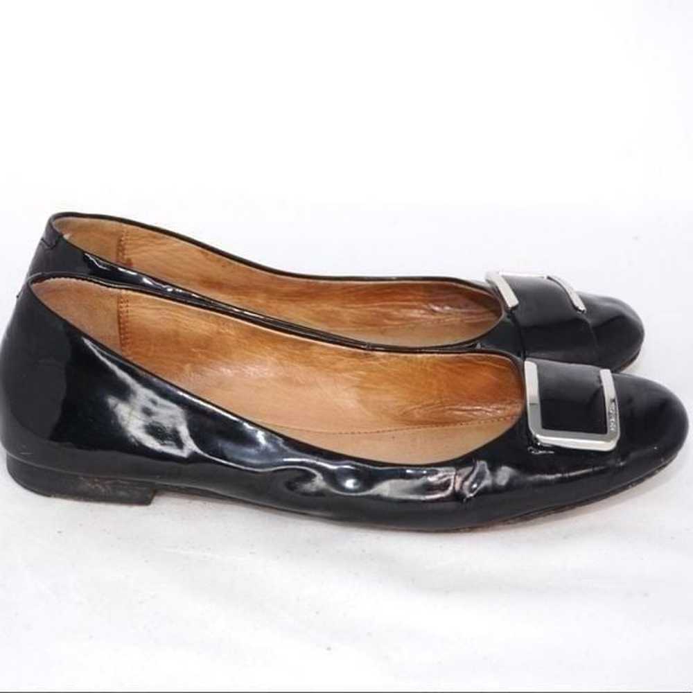 Coach New York 'Unique' Black Patent Leather Buck… - image 8