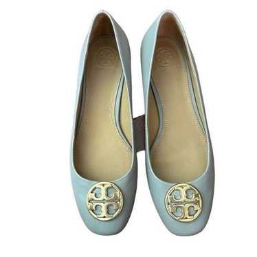 Tory Burch grey and gold leather flats - image 1