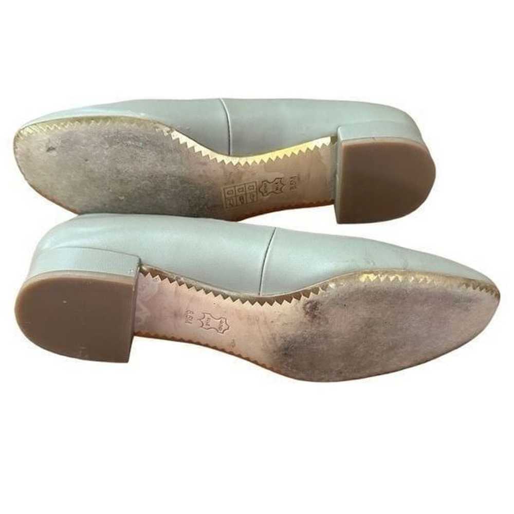 Tory Burch grey and gold leather flats - image 7