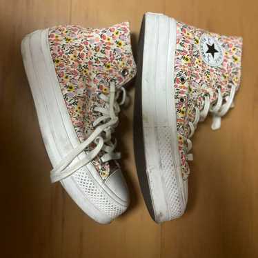 Converse Kids Floral Print Shoes 25cm - image 1