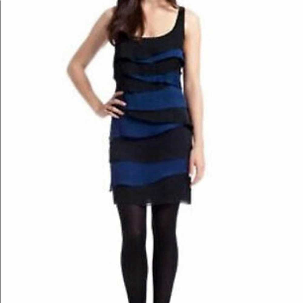 Other Shoshanna Silk mini cocktail dress sz 4 blu… - image 1