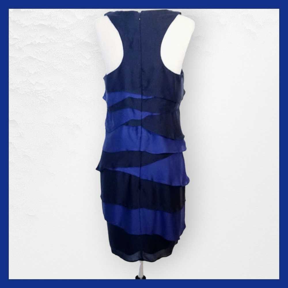 Other Shoshanna Silk mini cocktail dress sz 4 blu… - image 3