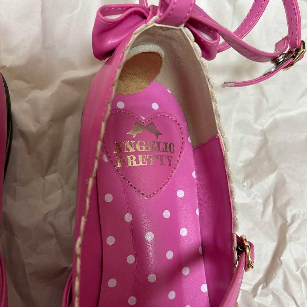 Angelic Pretty Pink Ribbon Flat Shoes - image 3