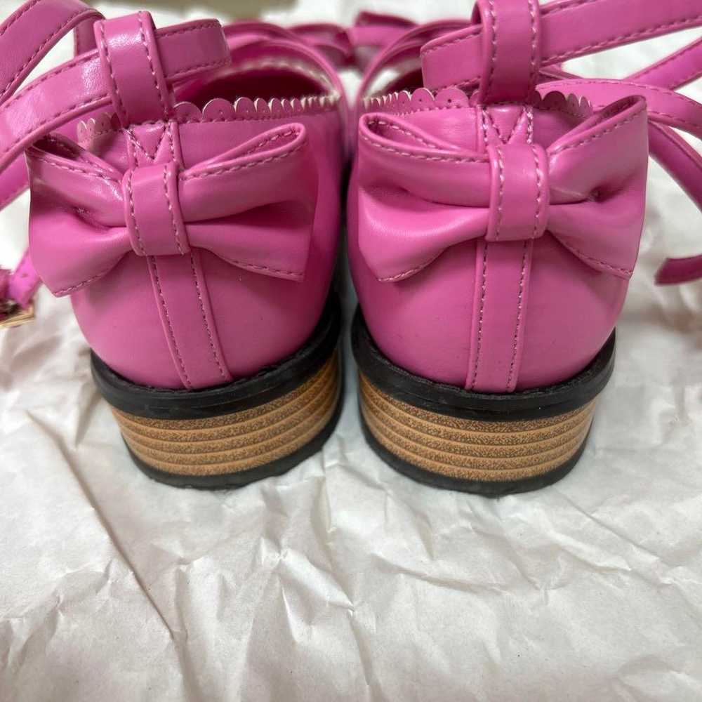 Angelic Pretty Pink Ribbon Flat Shoes - image 4